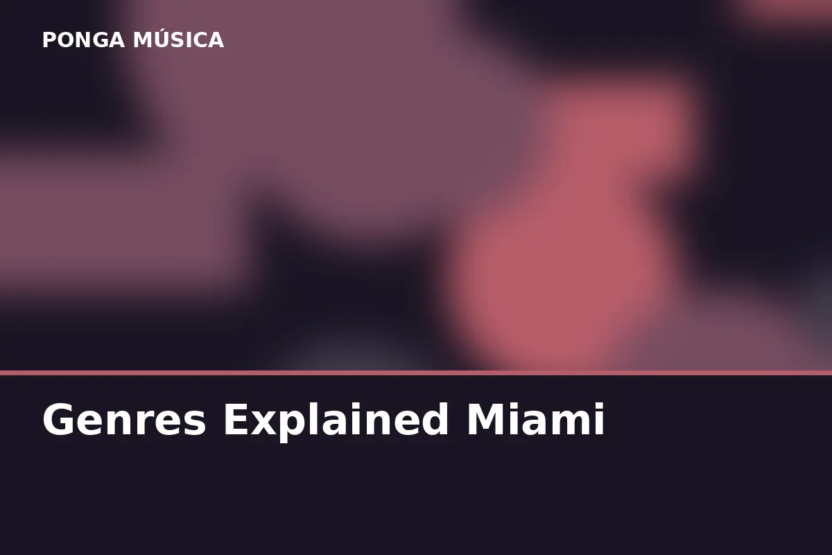 Genres Explained